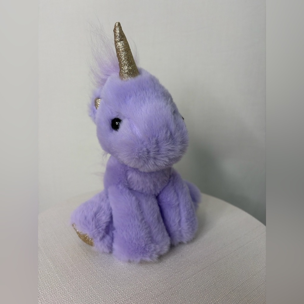 FAO Schwarz Sparkles Plush Toy Purple Unicorn NWT(101)”✨